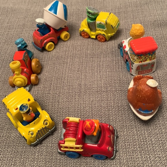 Vintage 80’s Muppets Playskool & Hasbro Die Cast Toy Vehicles Lot of 7 Used - Picture 11 of 12